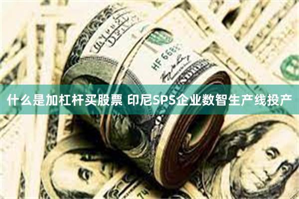 什么是加杠杆买股票 印尼SPS企业数智生产线投产