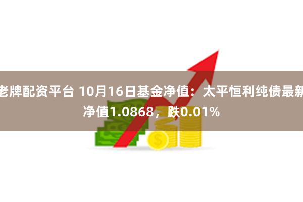 老牌配资平台 10月16日基金净值：太平恒利纯债最新净值1.0868，跌0.01%