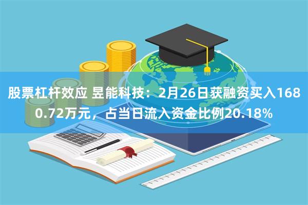 股票杠杆效应 昱能科技：2月26日获融资买入1680.72万元，占当日流入资金比例20.18%